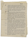 Moe Howard's 11p. Script From August 1953 for a ''Three Stooges Night Club Sketch'' Entitled ''Drag Out the Net'' -- For a Las Vegas Performance, With a Note to ''LOCALIZE'' -- Near Fine Condition